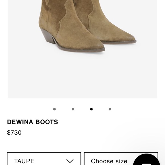 Isabel Marant Dewina boots in taupe, 36 - Picture 9 of 10